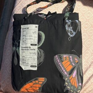 Butterfly Print Duvet Set